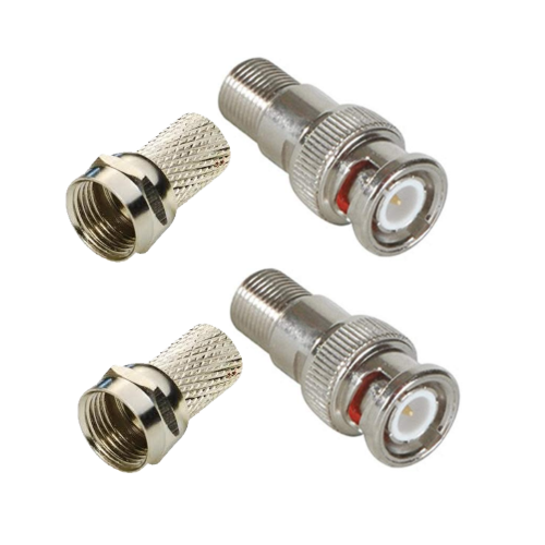 عدد 2 BNC  و  2 كونكتور