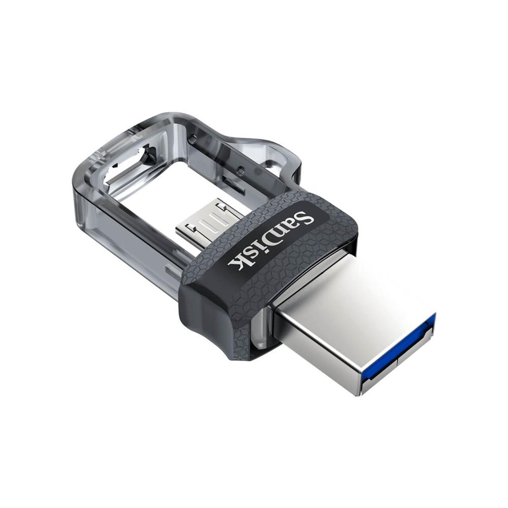 محرك الأقراص سانديسك Ultra Dual m3.0 أسود/فضي 16 غيغابايت