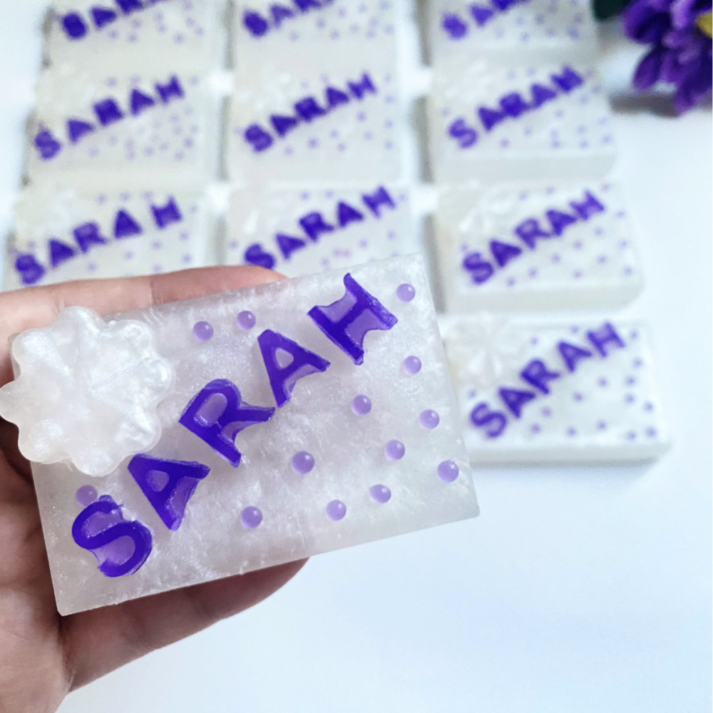 توزيعات عيد الاضحى (12 قطعة من صابون الاسماء )