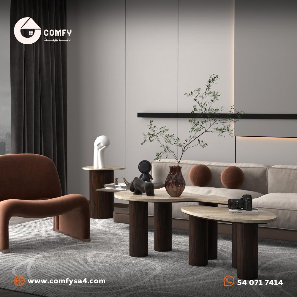 طقم طاولات بتصميم مبتكر
