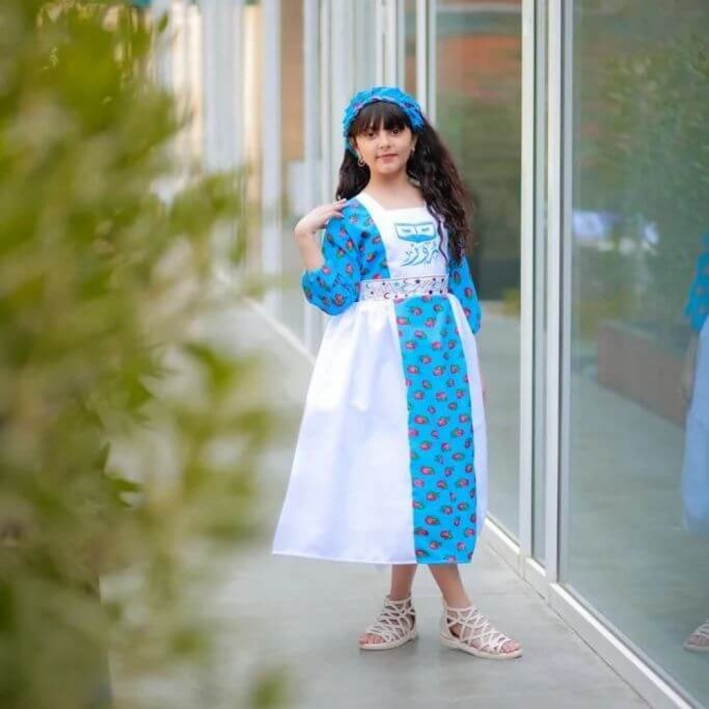 فستان شالكي رمضان بنات