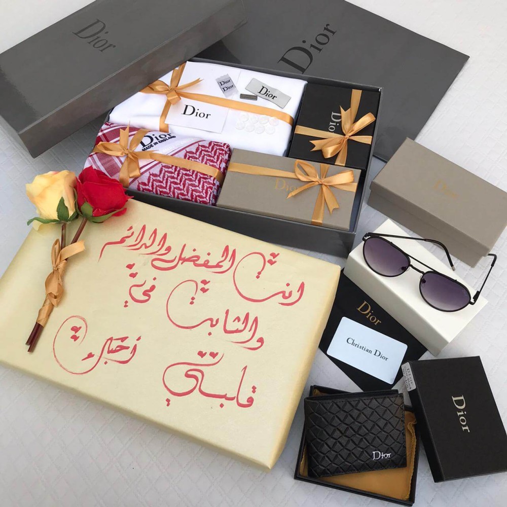 بوكس هدايا رجاليه ماركه ديور هديه العيد