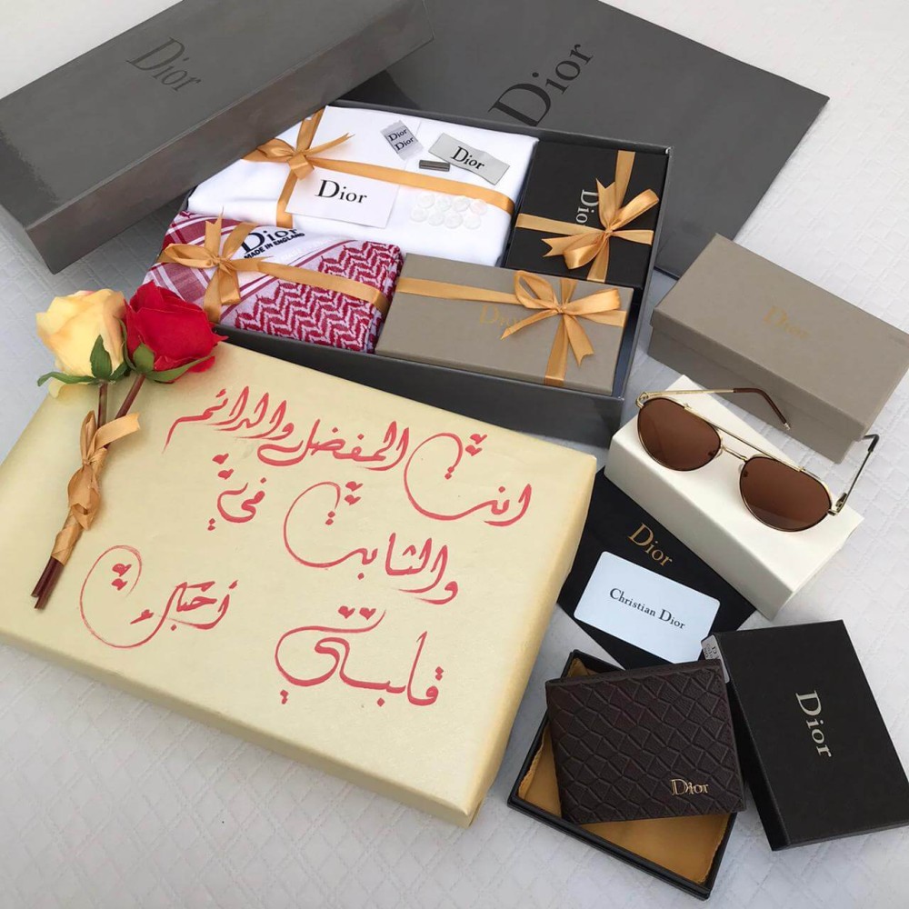 بوكس هدايا رجاليه ماركه ديور هديه العيد