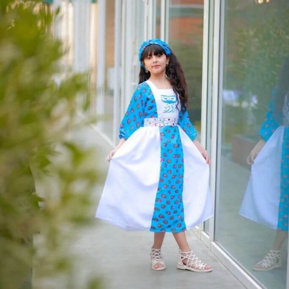 فستان شالكي رمضان بنات