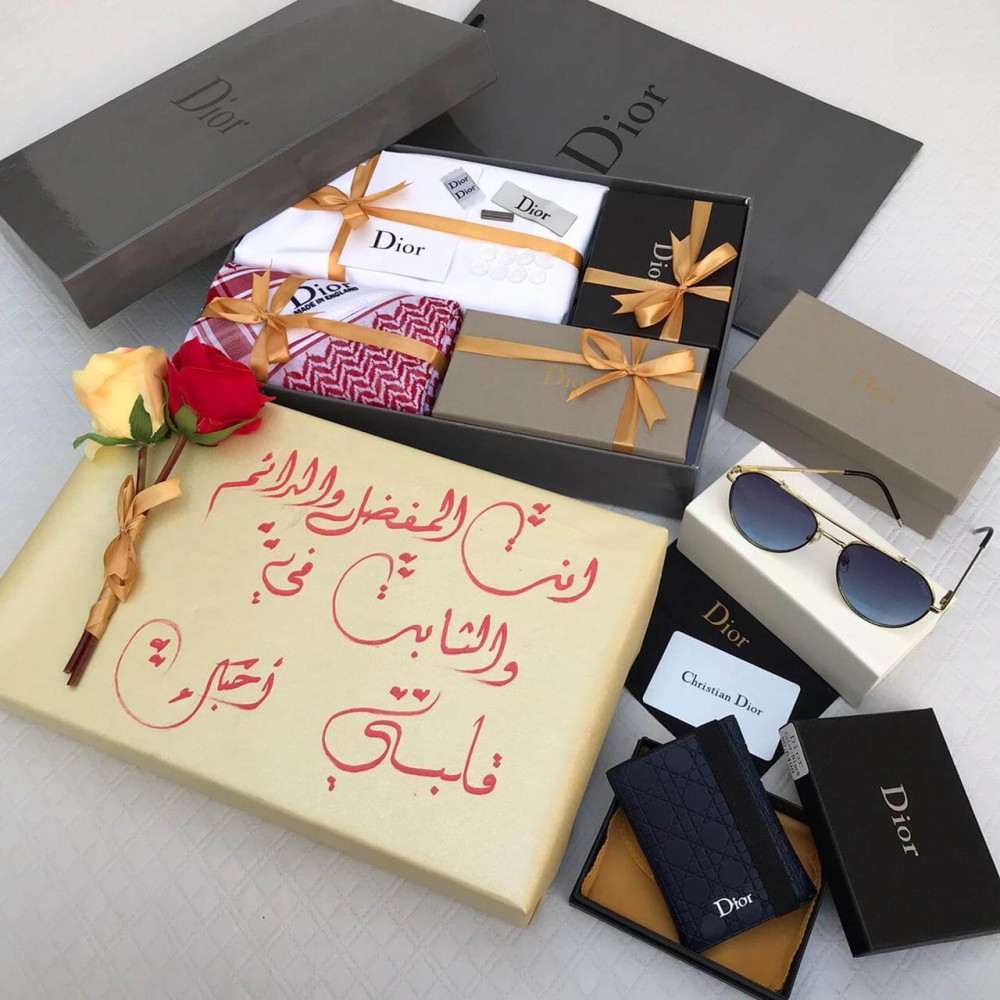بوكس هدايا رجاليه ماركه ديور هديه العيد
