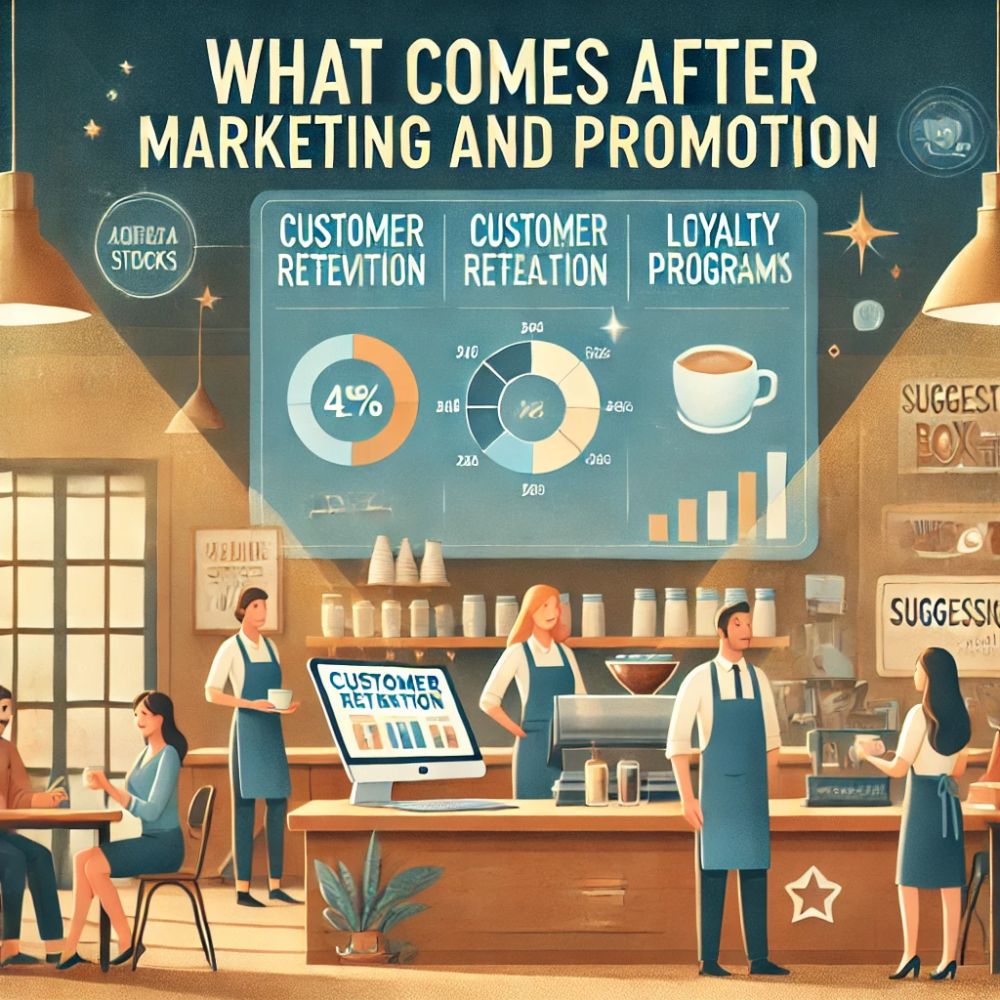 مذا بعد التسويق للكافيه