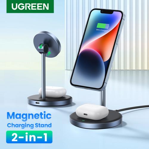 حامل شاحن لاسلكي مغناطيسي UGREEN ، 20 واط ماكس ، ح...