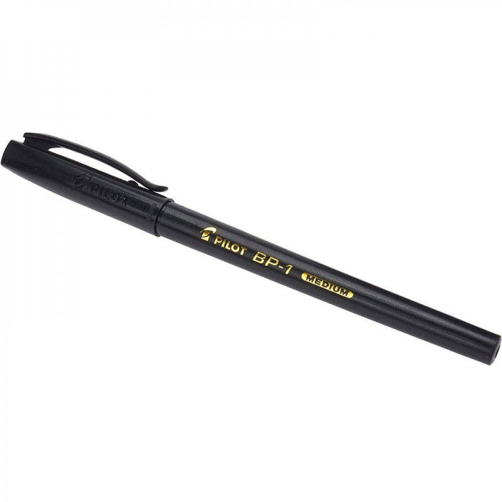 Pilot BP-1 Quick-drying ballpoint pen 1.0 mm Black BX = 12 Pens