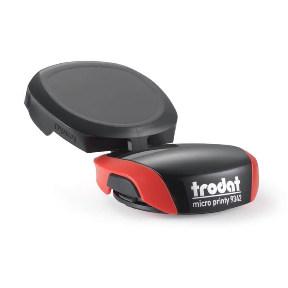 ترودات ختم الجيب دائري 41 مم أسود مع طباعة الإسم