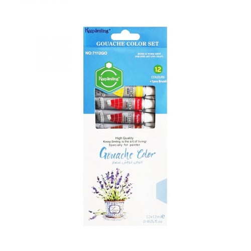 كيب سمايلنج ألوان غواش 12 مل 12 لون العبوة 12 طقم