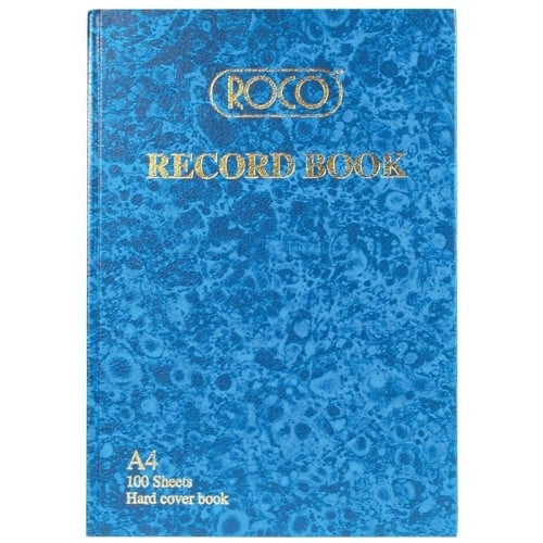 روكو دفتر سجلات 100 ورقة (200 صفحة) A4
