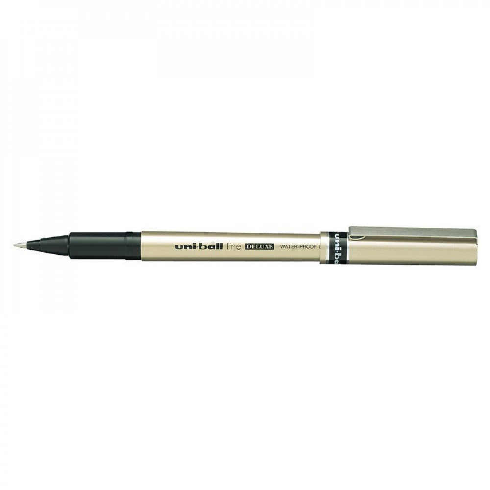 Uni Ball UB177 Fine Delux Roller Pen Green BX = 12 Pens - متجر تمام