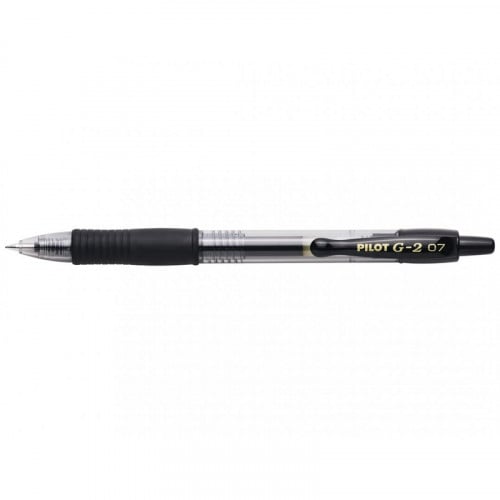 Pilot G2 Gel Ink Rollerball Pen 0.7 mm Black BX = 12 Pens