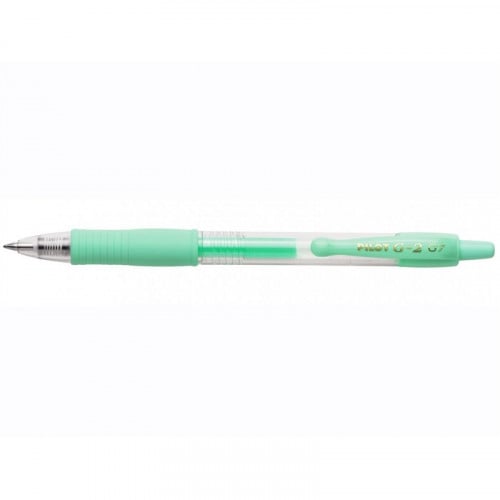 Pilot G2 Gel Ink Rollerball Pen 0.7 mm Pastel Green BX = 12 Pens
