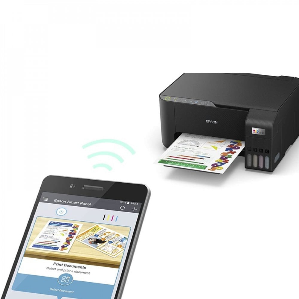 ابسون EcoTannk L3250 طابعة لا سلكية 3X1 ملون
