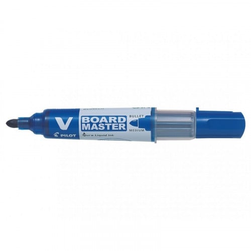 بايلوت قلم سبورة مدبب أزرق العلبة 12 قلم