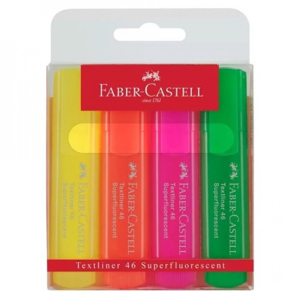 Faber-Castell Textliner Highlighter - Pastel - 8 Color Set