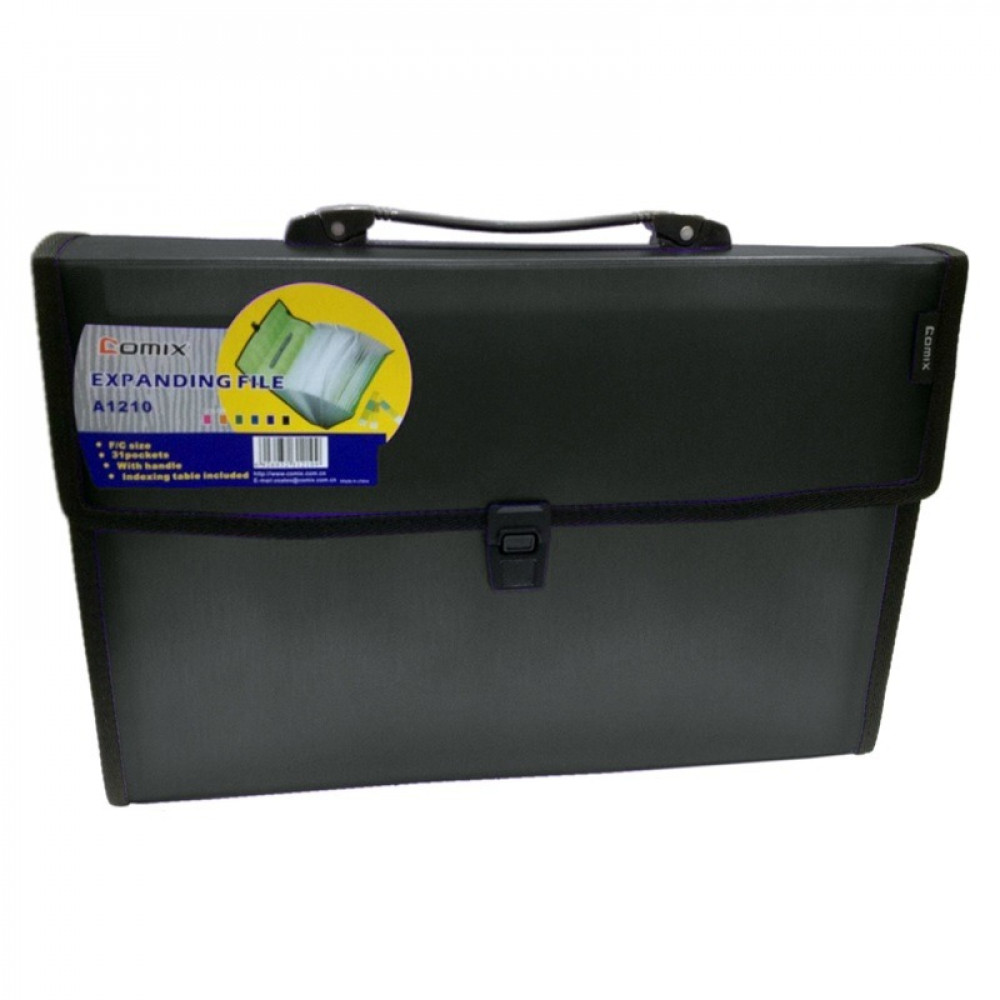 كومكس ملف بيد وقفل 31 جيب