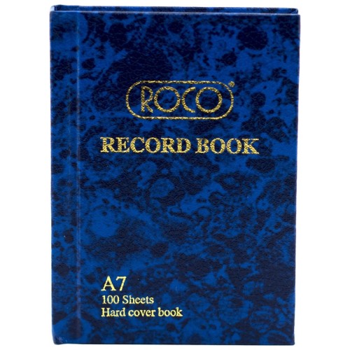 روكو دفتر سجلات 100 ورقة (200 صفحة) A7
