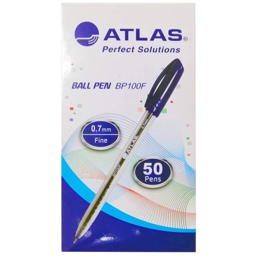 Atlas Ball Pen 0.7 mm Fine BP100F Blue BX=50pcs