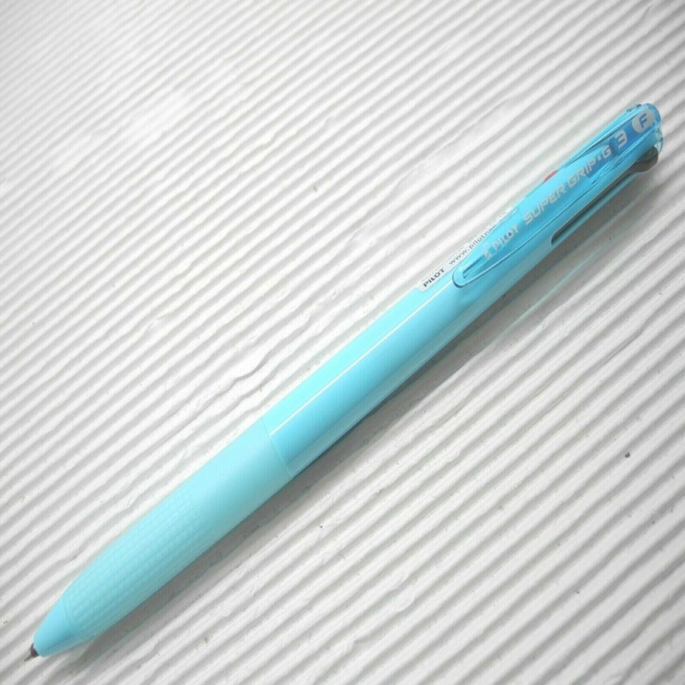 Pilot Super Grip G-3 Ballpoint pen Medium Tip - Light Blue - متجر تمام