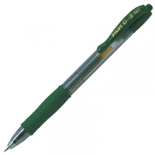 Pilot G2 Gel Ink Rollerball Pen 0.7 mm Hunter Green BX = 12 Pens