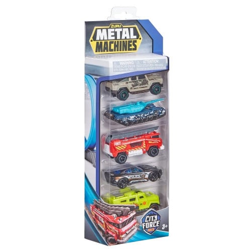 Zuru Metal Machines Cars Series1 Multi Pack Car 5PK City Force Pack
