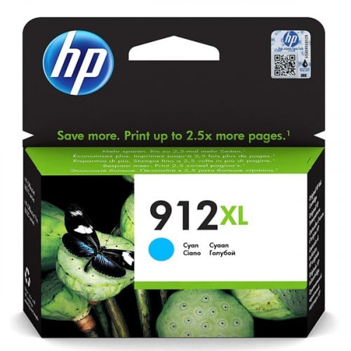 HP 912XL Inkjet Cartridge Cyan