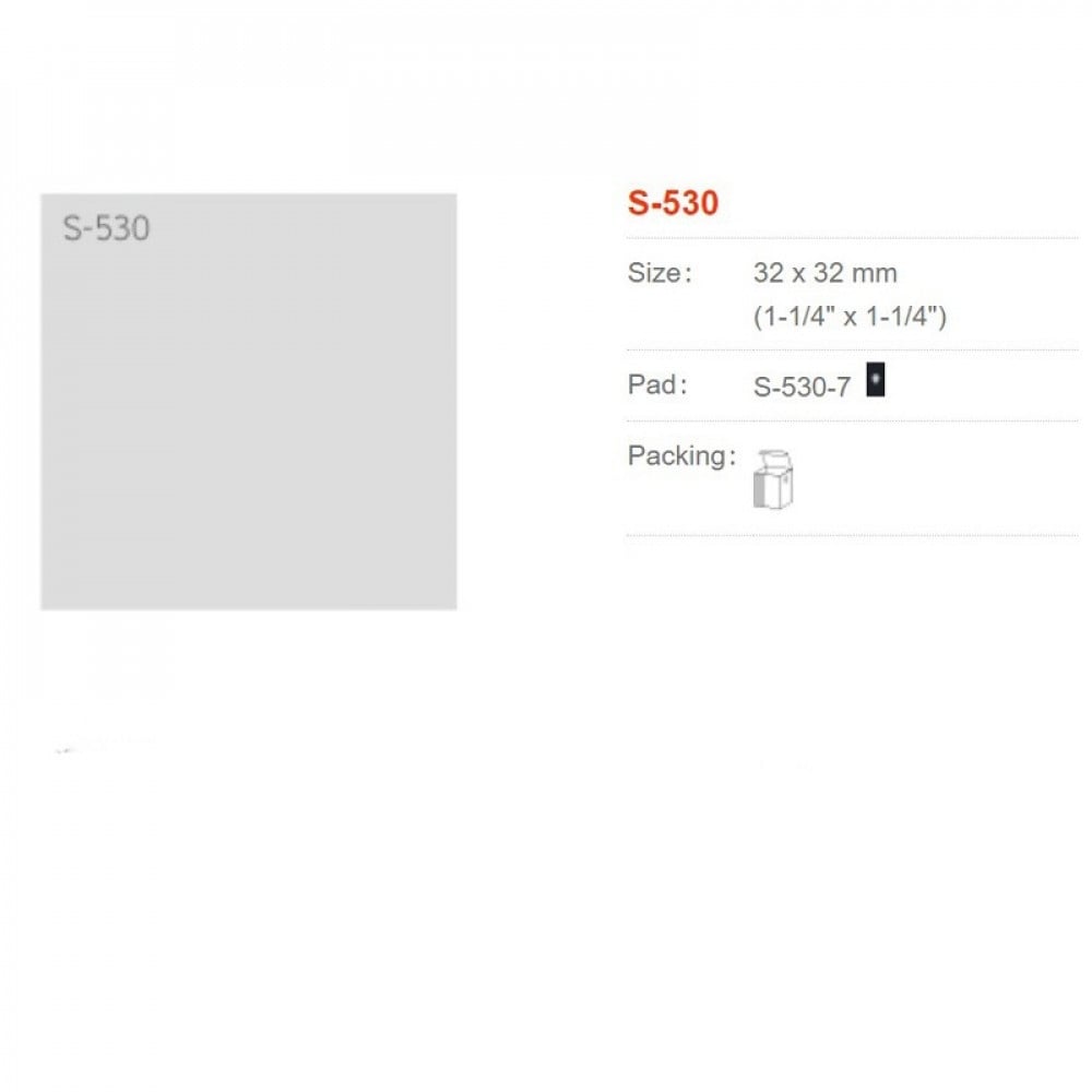 Shiny Self-Inking Stamp Square 32X32 mm