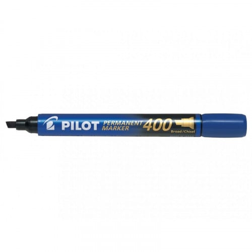 Pilot Permanent Marker Broad Chisel Tip Blue BX = 12 Pens