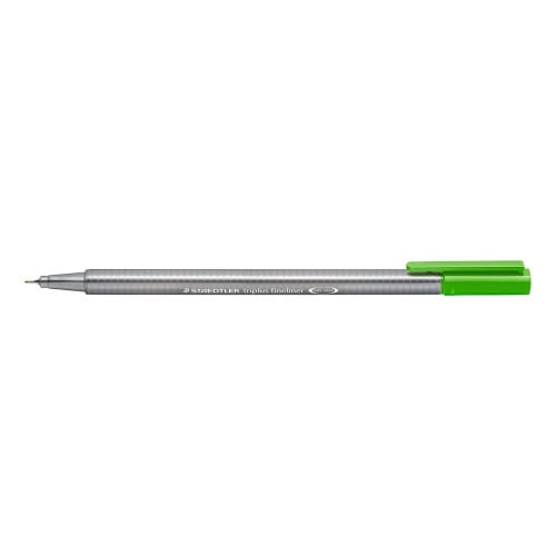  STAEDTLER triplus fineliner, 0.3mm metal-clad tip, ergonomic  triangular barrel, for writing, drawing and coloring, set of 20 fineliners,  334 SB20