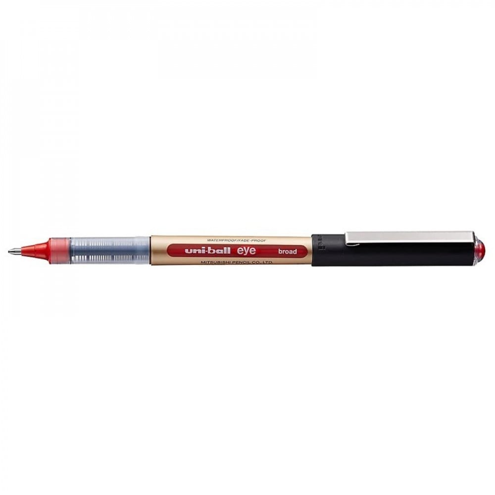 Uni Ball UB150-10 Eye Broad 1.0mm Roller Pen Red BX = 12 Pens - متجر تمام