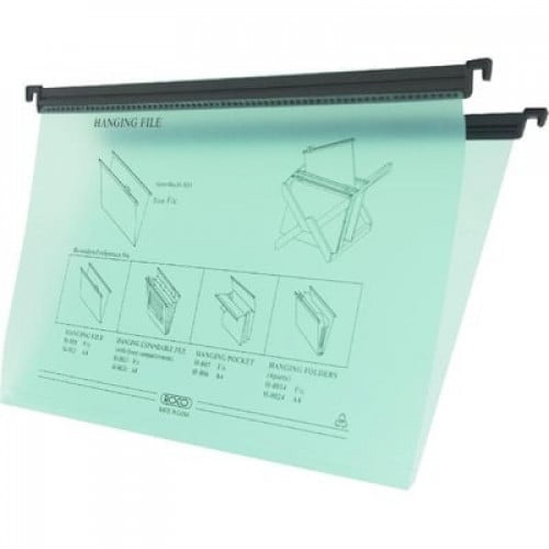 روكو ملف علاقي بلاستك أخضر علبة 50 ملف