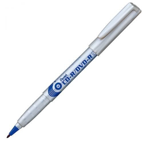 Pentel CD-R/DVD-R MARKER Blue BX = 12 Pens