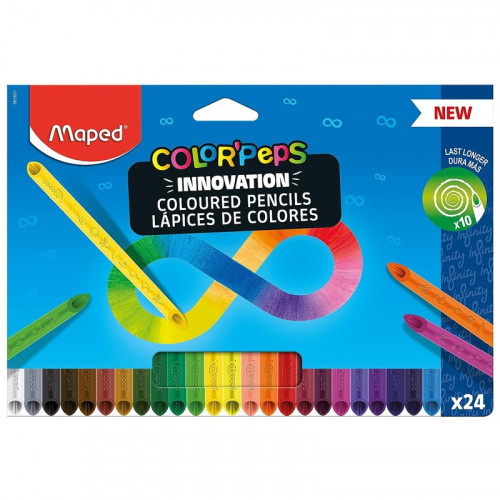 مابد أقلام تلوين مبتكرة مصنوعة من الرصاص 24 لون