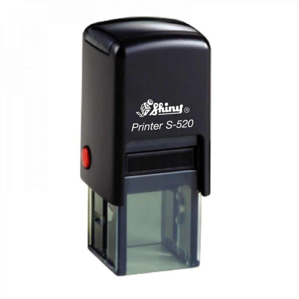 Shiny Self-Inking Stamp Square 20X20 mm