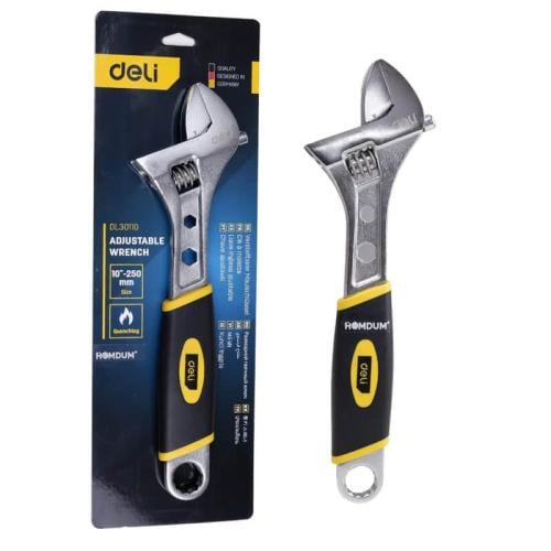 ديلي مفتاح براغي قابل للتعديل بمقبض مقاس 10