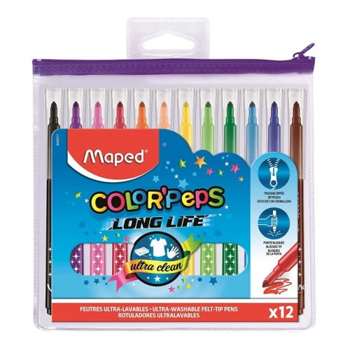 Set of 6 Baby crayons MAPED - Early age - Drawin'Kids