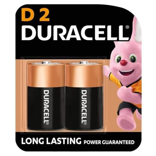 دوراسيل بطارية جافة D2 كرت 2 حبة