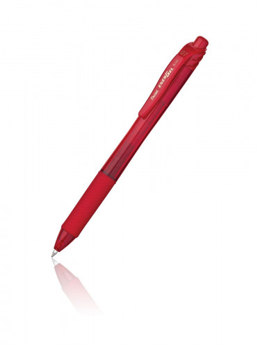 Pentel Energel-X Retractable Gel Roller Pen BL107 Red BX = 12 Pens