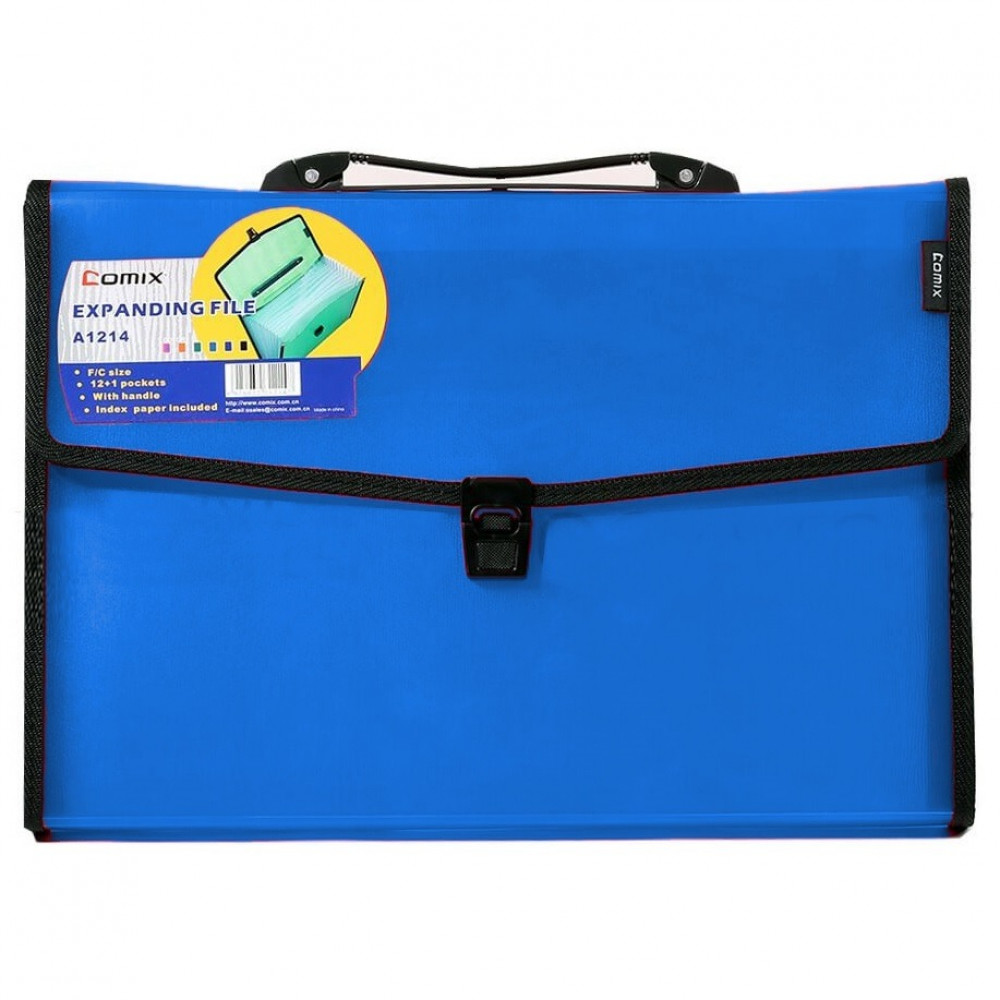 كومكس ملف بيد وقفل 13 جيب