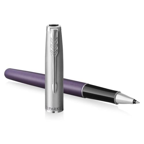 Parker Sonnet Essential Rollerball Pen Gift Box Violet Lacquer CT Finish