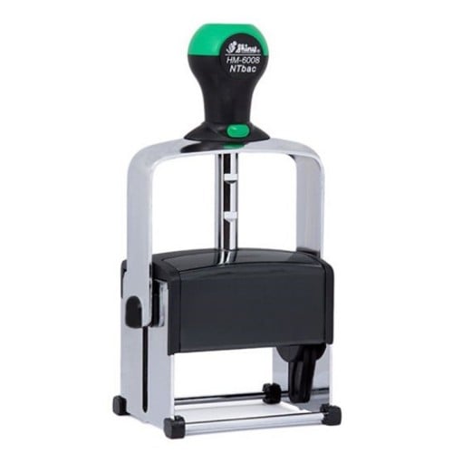 شيني ختم معدني شديد التحمل 68X47 مم مع الطباعة