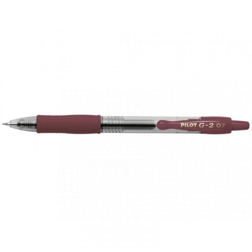 Pilot G2 Gel Ink Rollerball Pen 0.7 mm Caramel BX = 12 Pens