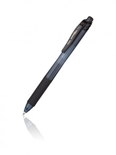 Pentel Energel-X Retractable Gel Roller Pen BL107 Black BX = 12 Pens