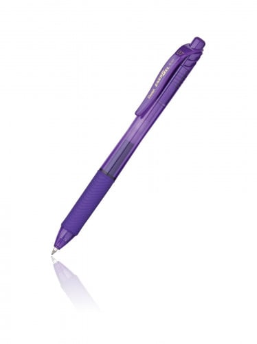 Pentel Energel-X Retractable Gel Roller Pen BL107 Violet BX = 12 Pens