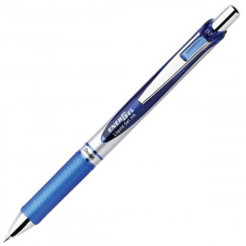 Pentel Energel-X Retractable Gel Roller Pen BL77 Blue BX = 12 Pens