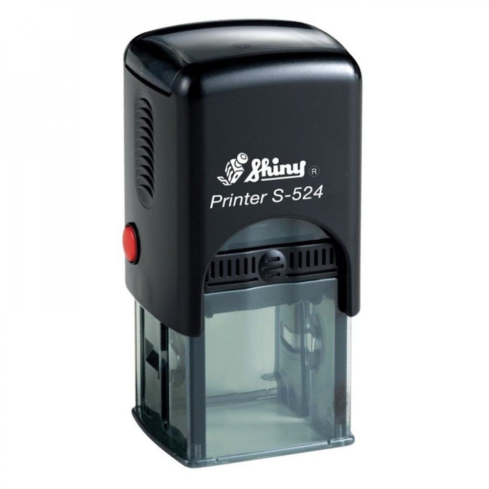 Shiny Self-Inking Stamp Square 24X24 mm