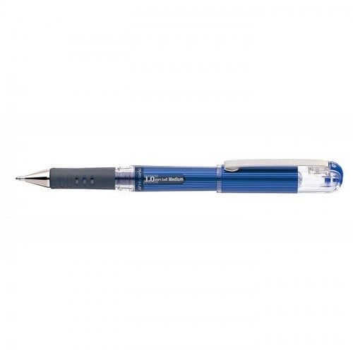 Pentel Hybrid Gel Grip DX Gel Roller Pen K230 Blue BX = 12 Pens