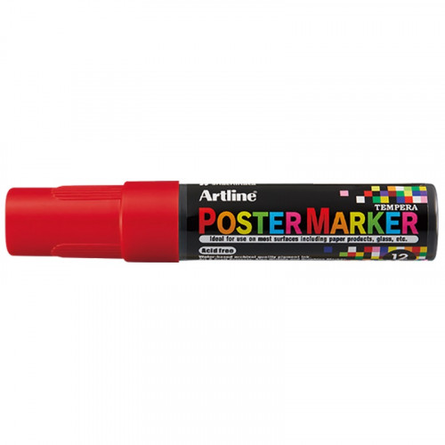 Artline Poster Markers Water Based with Industrial Markers with